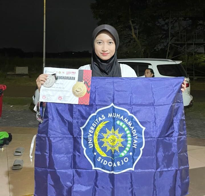 Mahasiswa PGSD Umsida Raih Perak Taekwondo Surabaya